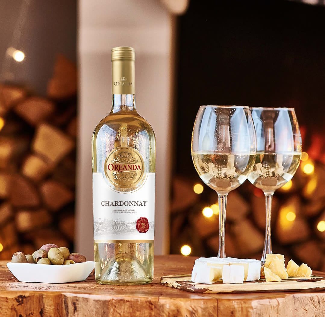 Oreanda Chardonnay Dry White Wine