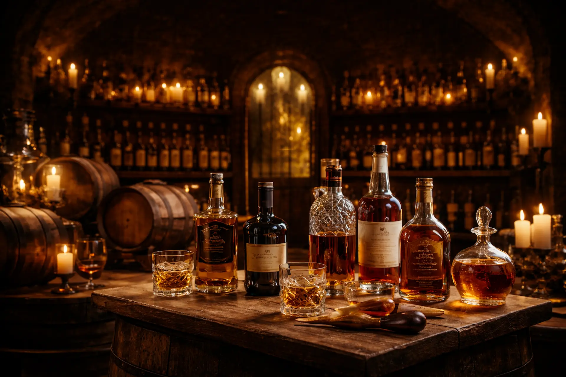 Premium spirits background